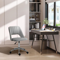 Office Chair 19.3" W x 23.6" D x 35.8" H Gray