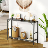 17 Stories Tamatha 41.7'' Console Table with Colour Block Design