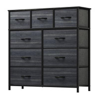 17 Stories Dresser 9 Drawers Organizer Fabric Furniture Storage Chest Cabinet
