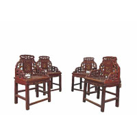 DYAG East Antique Chinese Taishi Chairs, A Set Of 4