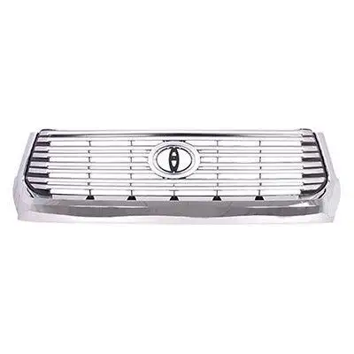 Toyota Tundra 4WD CAPA Certified Grille Painted Silver-Gray With Chrome Moulding 8Bars Limited Model - TO1200374C