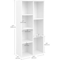 Latitude Run® Bookshelf With 7 Compartments