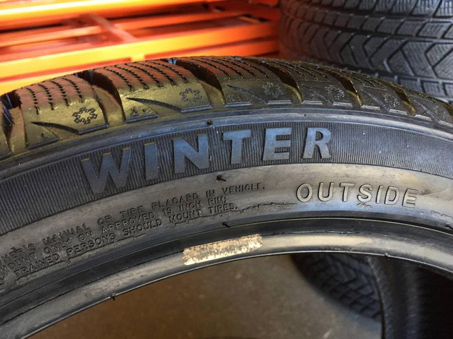 19 in PAIR OF 2 USED WINTER TIRES 245/40R19 EVERGREEN WINTER EW66 TREAD 95% in Tires & Rims in Ontario - Image 3