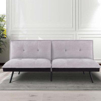 Alwyn Home Tarantino Futon Sofa Bed Convertible Couch Modern Loveseat Sleeper Sofa for Living Room, Office
