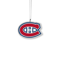 Montreal Canadiens Resin Logo Style Ornament (New)