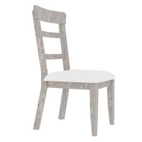 Latitude Run® Upholstered Pine Wood Dining Chairs Set Of 2