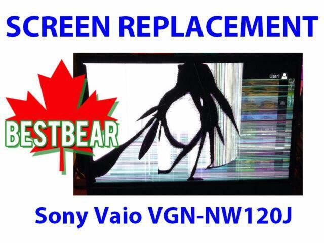 Screen Replacment for Sony Vaio VGN-NW120J Series Laptop in System Components in Markham / York Region
