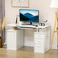 Computer Desk 47.2" x 21.7" x 29.5" White