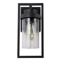 17 Stories Modern 12.5" Outdoor Wall Light With Built-In GFCI Outlet