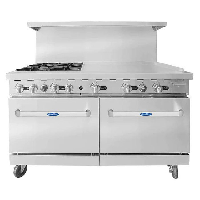Atosa 60 Natural Gas/Propane 4 Burners With 36 Griddle Stove Top Range in Other Business & Industrial