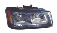 Head Lamp Passenger Side Chevrolet Silverado 3500 2003-2006 Without Cladding High Quality , GM2503257