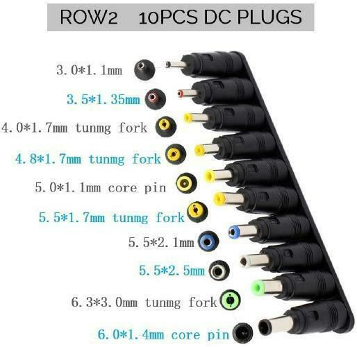 34pcs Universal DC Connector Plugs -  5.5x2.1mm Female Base - Fit for HP, Dell, IBM, Lenovo, Thinkpad, Toshiba, Acer, As in Laptop Accessories - Image 4