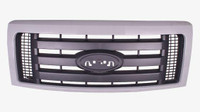Grille Ford F150 2009-2012 Stx Fx4 Painted Front 3 Textured Bar , FO1200512