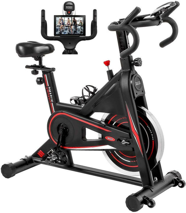 HUGE Discount | Exercise Bike, Indoor Cycling Bike Stationary, Comfortable Seat Cushion | FREE Delivery! in Exercise Equipment
