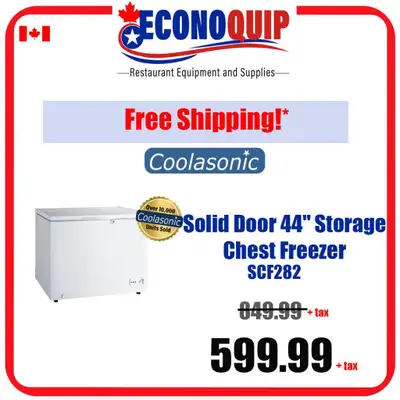*FREE SHIPPING* - Commercial Single & Double Door Display Display Chest Freezers /Refrigerator