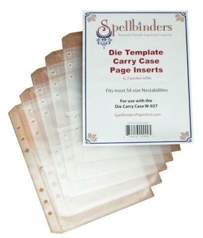 Spellbinders W-030 Die Template Carry Case Page Inserts in Hobbies & Crafts in Ottawa