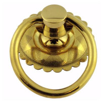 D. Lawless Hardware 1-3/4" Eastlake Ring Pull Solid Brass
