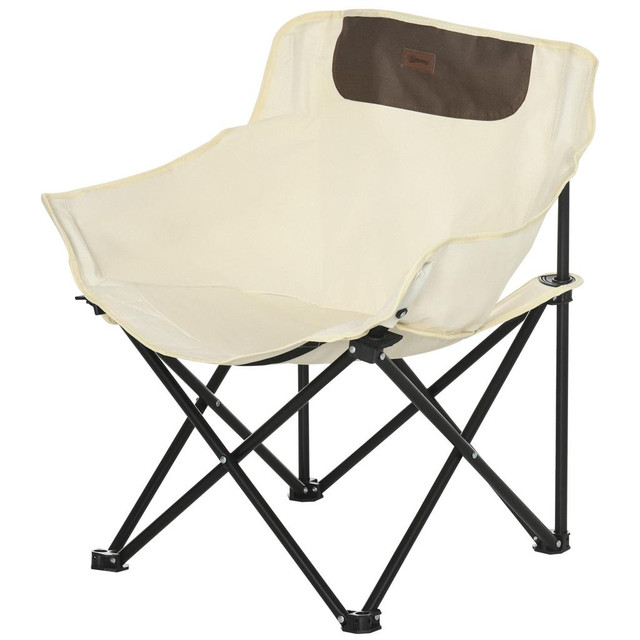 Camping Chair 24" W x 21.3" D x 26" H White in Fishing, Camping & Outdoors - Image 2