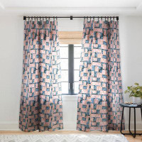 East Urban Home Mareike Boehmer Straight Geometry Connected 1 1pc Sheer Window Curtain Panel