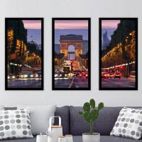 Made in Canada - Latitude Run® Paris - Multi-Piece Image Picture Frame Photograph Print