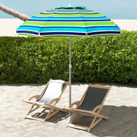 Beach Umbrella 70.1" x 70.1" x 80.7" Multicolour