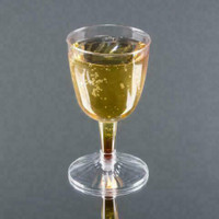 5 oz. Clear Plastic Wine Goblet - 2 Piece 360 / Case *RESTAURANT EQUIPMENT PARTS SMALLWARES HOODS AND MORE*