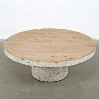 Lily's Living Pedestal Coffee Table