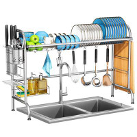 ASA Stainless Steel Dish Drying Rack | Adjustable & Stable | Premium Quality Kitchen Organizer