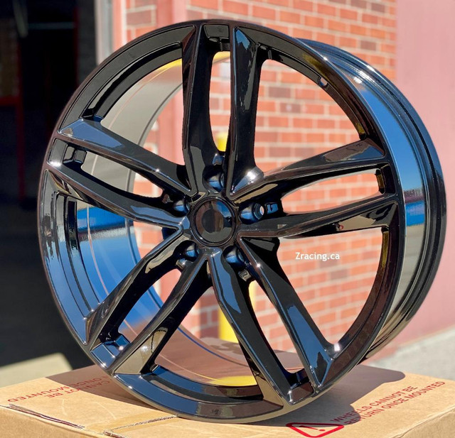 Call/Text 289 654 7494 $980 (4 New) 19inch Rims Q5 Q7 Wheels Q5 A4 A5 S4 S5 Winter Rated 5x112 19x8.5 +35 66.6 7336 in Tires & Rims in Toronto (GTA) - Image 3