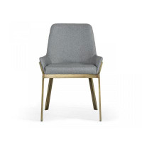 Orren Ellis Skye Upholstered Arm Chair in Brown