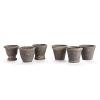 Birch Lane™ Griffith 6-Piece Clay Mini Pot Planter Set