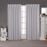 Shuda Polyester Double Pin Pleated Blackout Window Curtain Panels And Drapes And Thermal Insulation For Bedroom Living R