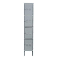 WFX Utility™ 4 Door 66"H ltimate Metal Storage Locker Cabinet 3-Tier Spacious and Secure Storage Solution