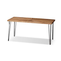 Lilac Garden Tools 62.99" Brown Rectangular Solid wood+Iron desks