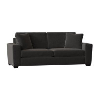 Wade Logan Anastase 87" Square Arm Sofa with Reversible Cushions