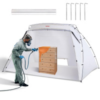 NEW SPRAY PAINT SHELTER 10X7X6 FT PORTABLE SPRAY BOOTH 628525