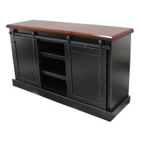 Gracie Oaks Keidren Solid Wood TV Stand for TVs up to 50"