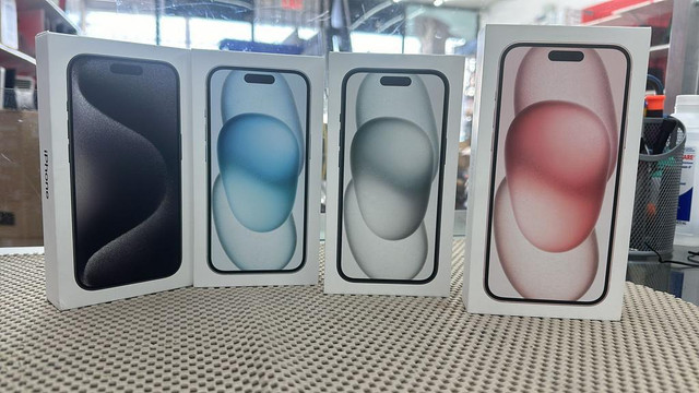 APPLE IPHONE 15 SERIES ON SALE!! BRAND NEW SEALED @MAAS_WIRELESS in Cell Phones in Toronto (GTA)