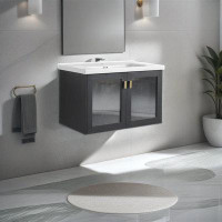 Latitude Run® Kamile 32" Wall-Mounted Single Bathroom Vanity Set