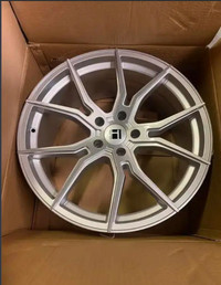 SET OF FOUR BRAND 20 INCH TOUREN TF01 WHEELS 5X120 MOUNTED WITH 275 / 40 R20 MICHELIN X ICE WINTER TIRES !!