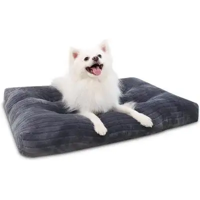 Tucker Murphy Pet™ Dog Crate Bed Washable Dog Beds For Small Dogs Deluxe Thick Flannel Fluffy Comfy Kennel Pad Anti-Slip