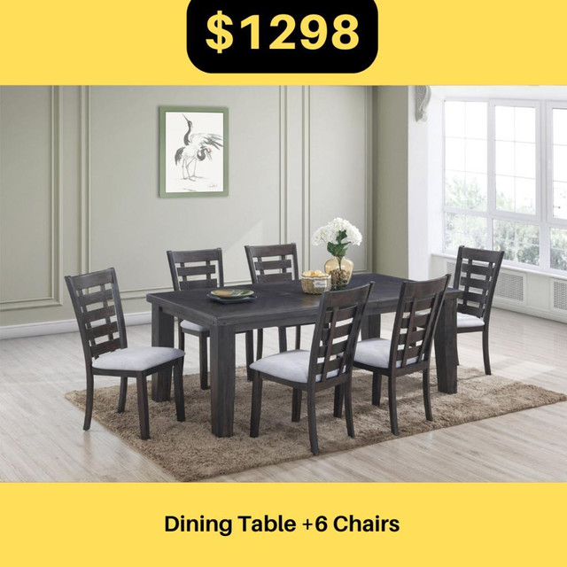 Lowest Market Price Wooden Dining Set !! in Dining Tables & Sets in Mississauga / Peel Region - Image 4