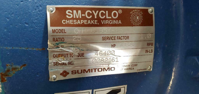 SM-Cyclo Gear Drive, CHH-6195Y-25 in Other Business & Industrial - Image 2