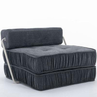 Latitude Run® Demariana Modular Sectional: Chic Chenille Sofa With Removable Back Cushion, Single Seat