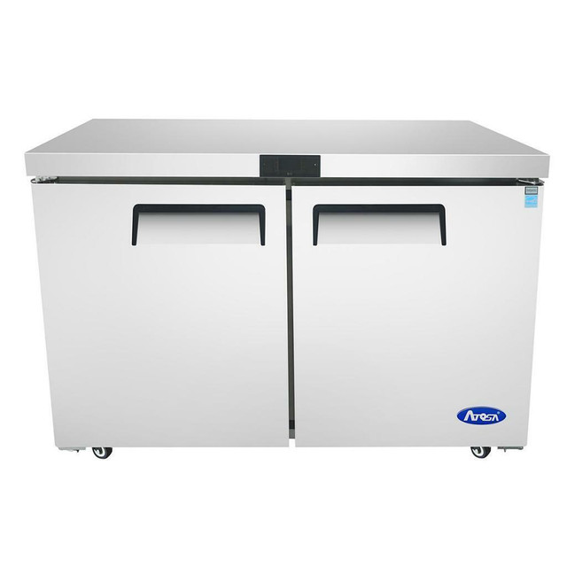 Atosa MGF8402GR 48 Inch Undercounter Refrigerator – 2 Door Stainless steel exterior &amp; interior in Other Business & Industrial in Ontario - Image 2