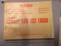1971 1972 1973 Yamaha XS1 XS2 TX650 XS650 OEM Service Manual