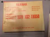 1971 1972 1973 Yamaha XS1 XS2 TX650 XS650 OEM Service Manual