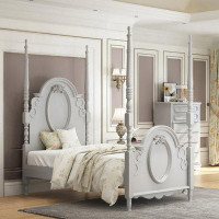 ACME Furniture Flora Four Poster Bed