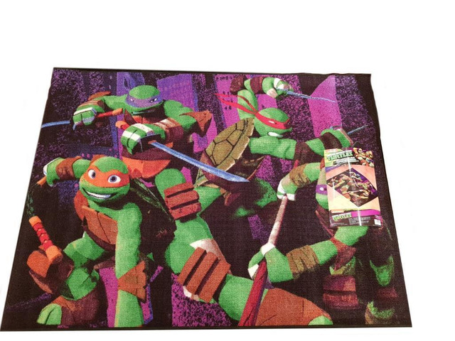 Nickelodeon Teenage Mutant Ninja Turtles Decorative Rug Kids Floor Mat 39.5 x 54 Inch in Rugs, Carpets & Runners