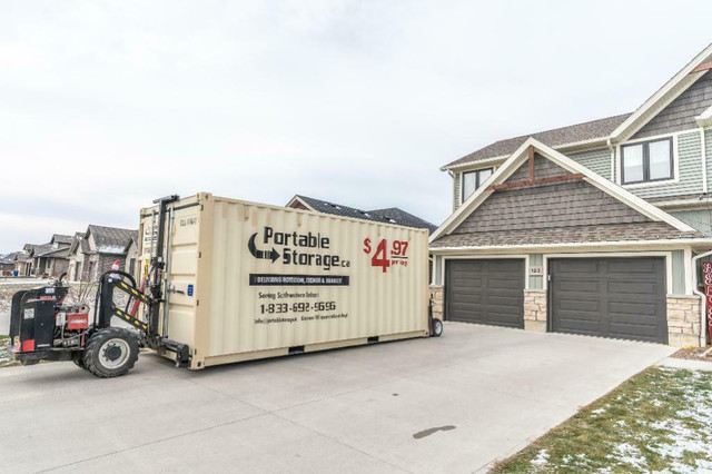 Portable Moving Container - 100% Level Delivery - $4.97/day in Storage Containers in Chatham-Kent - Image 4
